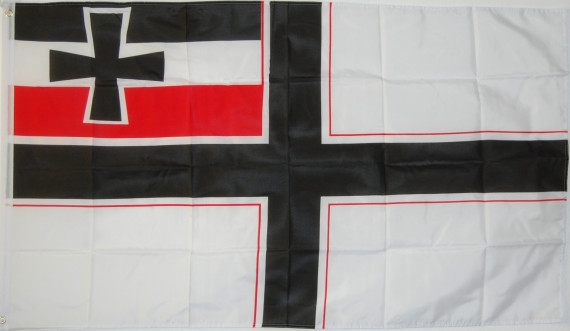 Bild von Kaiserliche Kolonialflagge (1871-1918)-Fahne Kaiserliche Kolonialflagge (1871-1918)-Flagge im Fahnenshop bestellen