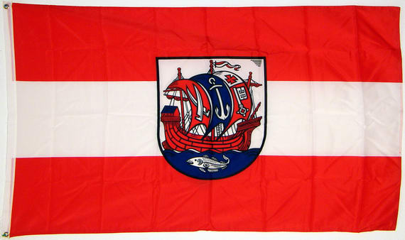Bild von Fahne von Bremerhaven-Fahne Fahne von Bremerhaven-Flagge im Fahnenshop bestellen