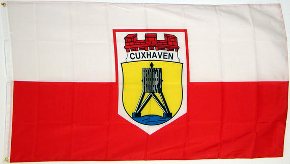 Bild von Fahne von Cuxhaven-Fahne Fahne von Cuxhaven-Flagge im Fahnenshop bestellen