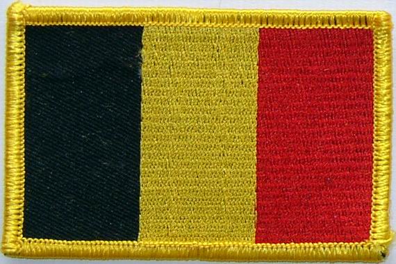 Bild von Aufnäher Flagge Belgien-Fahne Aufnäher Flagge Belgien-Flagge im Fahnenshop bestellen
