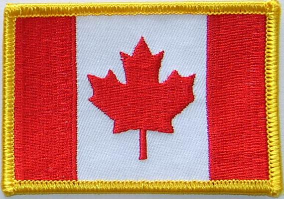 Bild von Aufnäher Flagge Kanada-Fahne Aufnäher Flagge Kanada-Flagge im Fahnenshop bestellen