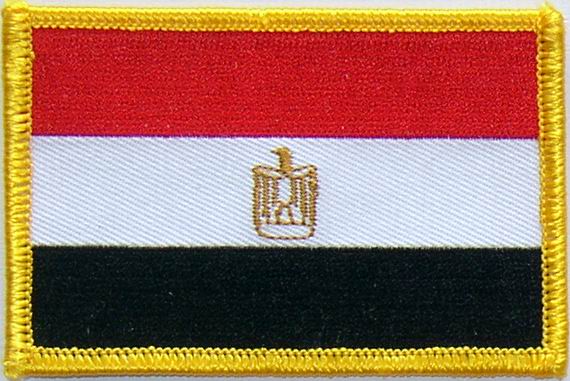 Bild von Aufnäher Flagge Ägypten-Fahne Aufnäher Flagge Ägypten-Flagge im Fahnenshop bestellen