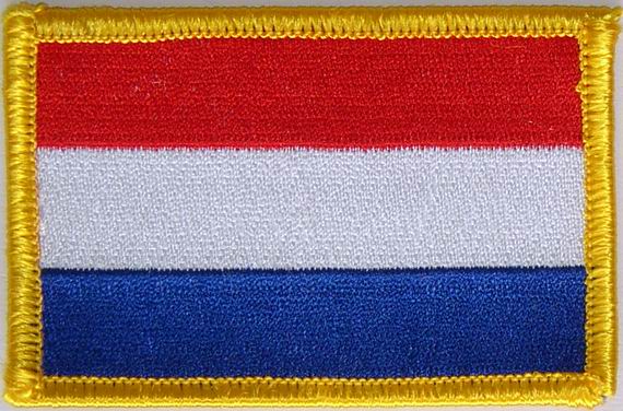 Bild von Aufnäher Flagge Niederlande / Holland-Fahne Aufnäher Flagge Niederlande / Holland-Flagge im Fahnenshop bestellen
