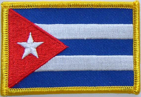 Bild von Aufnäher Flagge Kuba-Fahne Aufnäher Flagge Kuba-Flagge im Fahnenshop bestellen