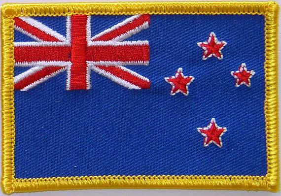 Bild von Aufnäher Flagge Neuseeland-Fahne Aufnäher Flagge Neuseeland-Flagge im Fahnenshop bestellen