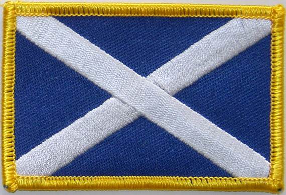 Bild von Aufnäher Flagge Schottland-Fahne Aufnäher Flagge Schottland-Flagge im Fahnenshop bestellen