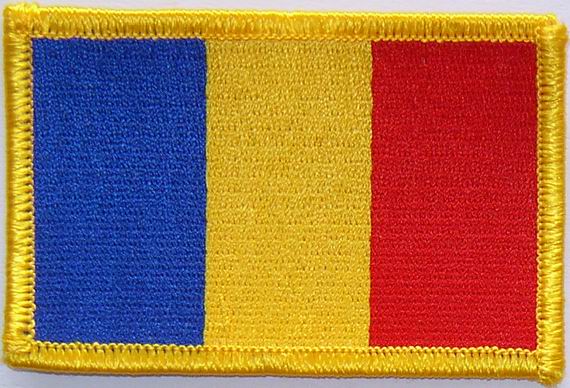 Bild von Aufnäher Flagge Rumänien-Fahne Aufnäher Flagge Rumänien-Flagge im Fahnenshop bestellen
