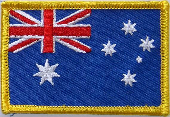 Bild von Aufnäher Flagge Australien-Fahne Aufnäher Flagge Australien-Flagge im Fahnenshop bestellen