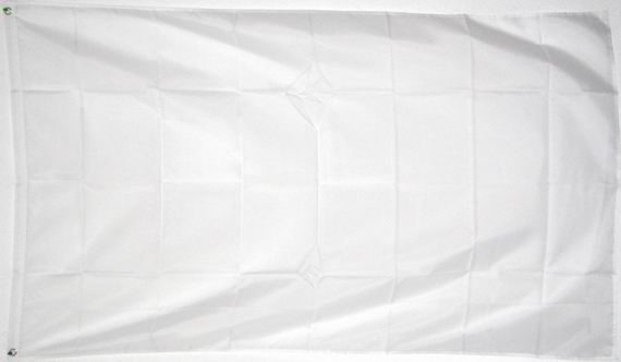 Flagge Weiß zum Bemalen 60 x 90 cm Fahne 