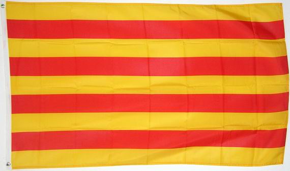 Bild von Flagge von Katalonien-Fahne Flagge von Katalonien-Flagge im Fahnenshop bestellen