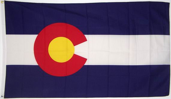 Bild von USA - Bundesstaat Colorado-Fahne USA - Bundesstaat Colorado-Flagge im Fahnenshop bestellen