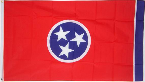 Bild von USA - Bundesstaat Tennessee-Fahne USA - Bundesstaat Tennessee-Flagge im Fahnenshop bestellen