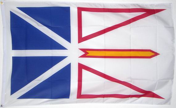 Bild von Kanada - Provinz Neufundland und Labrador-Fahne Kanada - Provinz Neufundland und Labrador-Flagge im Fahnenshop bestellen