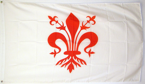 Bild von Flagge von Florenz-Fahne Flagge von Florenz-Flagge im Fahnenshop bestellen