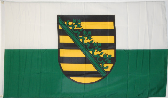 Bild von Landesfahne Freistaat Sachsen-Fahne Landesfahne Freistaat Sachsen-Flagge im Fahnenshop bestellen