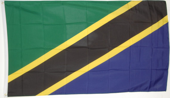 Bild von Flagge Tanzania, Vereinigte Republik-Fahne Tanzania, Vereinigte Republik-Flagge im Fahnenshop bestellen