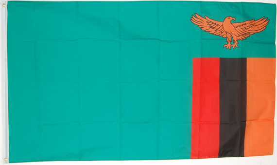 Bild von Flagge Zambia / Sambia, Republik-Fahne Zambia / Sambia, Republik-Flagge im Fahnenshop bestellen