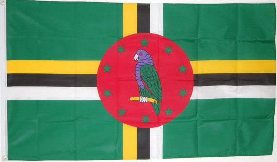 Bild von Flagge Dominica, Republik-Fahne Dominica, Republik-Flagge im Fahnenshop bestellen