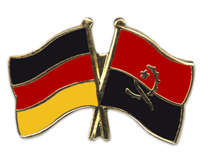 Bild von Freundschafts-Pin  Deutschland - Angola-Fahne Freundschafts-Pin  Deutschland - Angola-Flagge im Fahnenshop bestellen