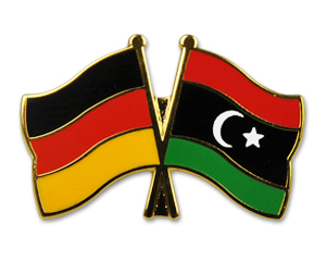 Bild von Freundschafts-Pin  Deutschland - Libyen-Fahne Freundschafts-Pin  Deutschland - Libyen-Flagge im Fahnenshop bestellen