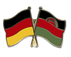 Bild von Freundschafts-Pin  Deutschland - Malawi-Fahne Freundschafts-Pin  Deutschland - Malawi-Flagge im Fahnenshop bestellen