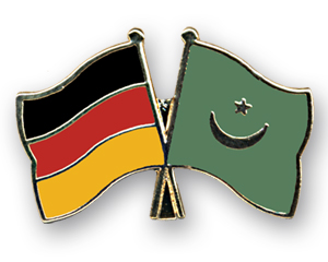 Bild von Freundschafts-Pin  Deutschland - Mauretanien-Fahne Freundschafts-Pin  Deutschland - Mauretanien-Flagge im Fahnenshop bestellen