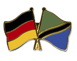 Bild von Freundschafts-Pin  Deutschland - Tansania-Fahne Freundschafts-Pin  Deutschland - Tansania-Flagge im Fahnenshop bestellen