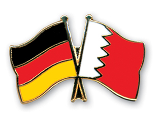 Bild von Freundschafts-Pin  Deutschland - Bahrain-Fahne Freundschafts-Pin  Deutschland - Bahrain-Flagge im Fahnenshop bestellen