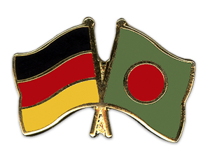 Bild von Freundschafts-Pin  Deutschland - Bangladesch-Fahne Freundschafts-Pin  Deutschland - Bangladesch-Flagge im Fahnenshop bestellen