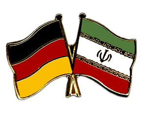 Bild von Freundschafts-Pin  Deutschland - Iran-Fahne Freundschafts-Pin  Deutschland - Iran-Flagge im Fahnenshop bestellen