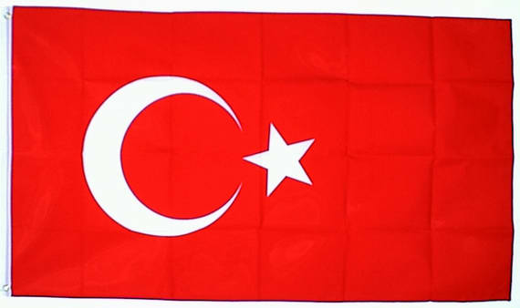 Bild von Flagge Türkei-Fahne Türkei-Flagge im Fahnenshop bestellen