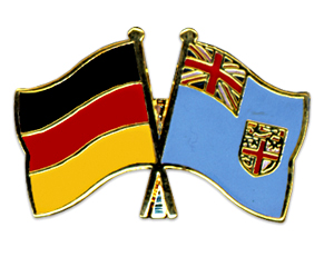 Bild von Freundschafts-Pin  Deutschland - Fidschi-Fahne Freundschafts-Pin  Deutschland - Fidschi-Flagge im Fahnenshop bestellen