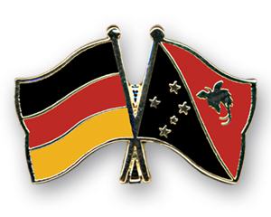 Bild von Freundschafts-Pin  Deutschland - Papua-Neuguinea-Fahne Freundschafts-Pin  Deutschland - Papua-Neuguinea-Flagge im Fahnenshop bestellen