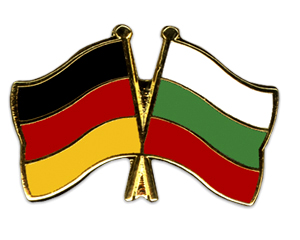 Bild von Freundschafts-Pin  Deutschland - Bulgarien-Fahne Freundschafts-Pin  Deutschland - Bulgarien-Flagge im Fahnenshop bestellen