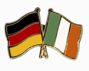 Bild von Freundschafts-Pin  Deutschland - Irland-Fahne Freundschafts-Pin  Deutschland - Irland-Flagge im Fahnenshop bestellen