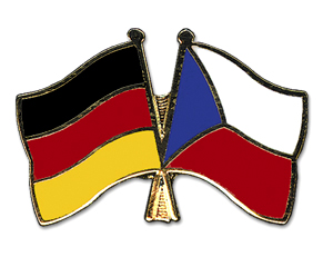 Bild von Freundschafts-Pin  Deutschland - Tschechische Republik-Fahne Freundschafts-Pin  Deutschland - Tschechische Republik-Flagge im Fahnenshop bestellen