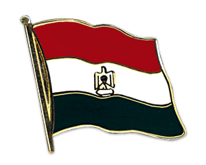 Bild von Flaggen-Pin Ägypten-Fahne Flaggen-Pin Ägypten-Flagge im Fahnenshop bestellen