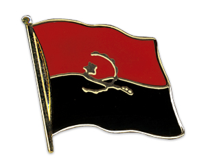 Bild von Flaggen-Pin Angola-Fahne Flaggen-Pin Angola-Flagge im Fahnenshop bestellen