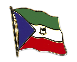 Bild von Flaggen-Pin Äquatorialguinea-Fahne Flaggen-Pin Äquatorialguinea-Flagge im Fahnenshop bestellen
