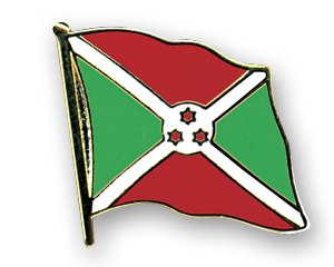 Bild von Flaggen-Pin Burundi-Fahne Flaggen-Pin Burundi-Flagge im Fahnenshop bestellen