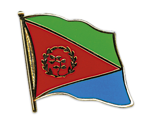 Bild von Flaggen-Pin Eritrea-Fahne Flaggen-Pin Eritrea-Flagge im Fahnenshop bestellen