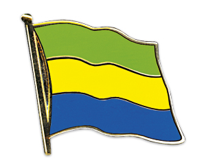 Bild von Flaggen-Pin Gabun-Fahne Flaggen-Pin Gabun-Flagge im Fahnenshop bestellen