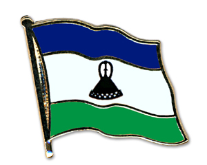 Bild von Flaggen-Pin Lesotho-Fahne Flaggen-Pin Lesotho-Flagge im Fahnenshop bestellen
