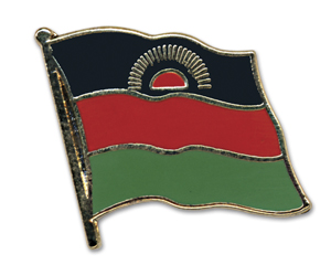Bild von Flaggen-Pin Malawi-Fahne Flaggen-Pin Malawi-Flagge im Fahnenshop bestellen