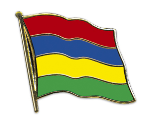 Bild von Flaggen-Pin Mauritius-Fahne Flaggen-Pin Mauritius-Flagge im Fahnenshop bestellen