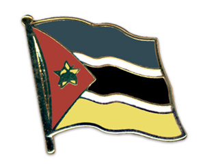 Bild von Flaggen-Pin Mosambik-Fahne Flaggen-Pin Mosambik-Flagge im Fahnenshop bestellen