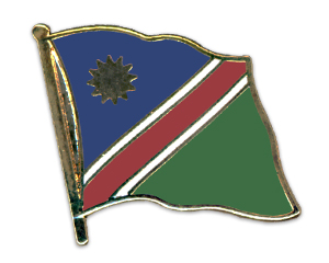 Bild von Flaggen-Pin Namibia-Fahne Flaggen-Pin Namibia-Flagge im Fahnenshop bestellen
