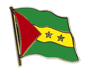 Bild von Flaggen-Pin Sao Tome und Principe-Fahne Flaggen-Pin Sao Tome und Principe-Flagge im Fahnenshop bestellen