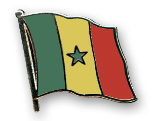 Bild von Flaggen-Pin Senegal-Fahne Flaggen-Pin Senegal-Flagge im Fahnenshop bestellen