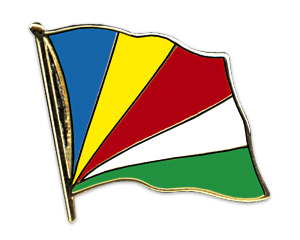 Bild von Flaggen-Pin Seychellen-Fahne Flaggen-Pin Seychellen-Flagge im Fahnenshop bestellen